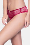 Amante Low Rise Three-Fourth Bikini Panty - Red Obsession — thumbnail 2